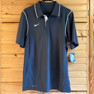 NIKE MEN’S GUNG HO SHORT SLEEVE POLO, DARK GRAY, Size S, NWT